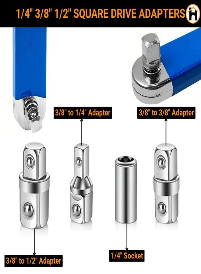 Homdum Impact Extension Wrench Offset Design with Ratchet Mechanism for Automotive & DIY Use| Multi-Angle Offset Extension Wrench Durable Steel Ratcheting Tool for Home & Garage - Image 5